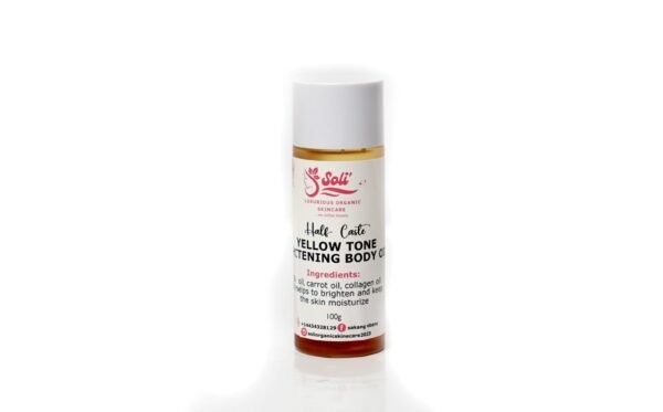 Half Caste Yellow Tone Whitening Body oil(150ml)