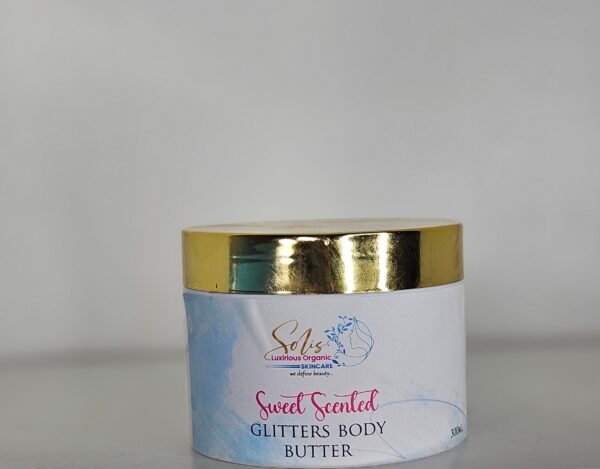 Sweet scented Glitter body butter