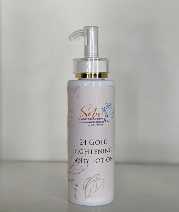 24 Gold Lightening body lotion